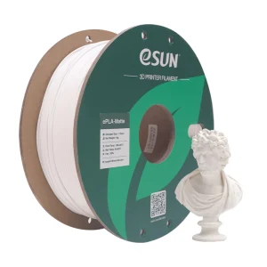 eSUN Upgraded ePLA-Matte 1.75mm 3D Filament 1KG (Milky White)