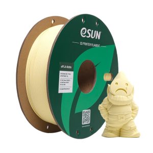 eSUN Upgraded ePLA-Matte 1.75mm 3D Filament 1KG (Almond Yellow)